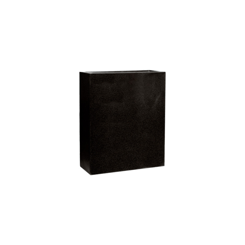 Kvetináč Capi Lux Terrazzo envelope čierny 60x24x74 cm
