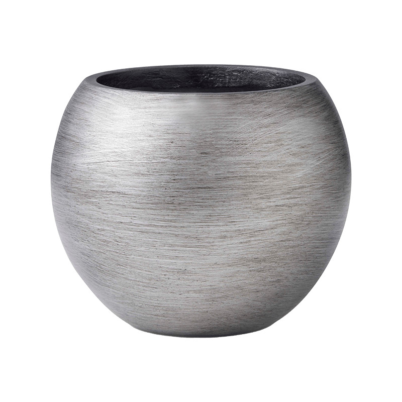 Capi Nature Retro Vase Ball Silver17x14 cm