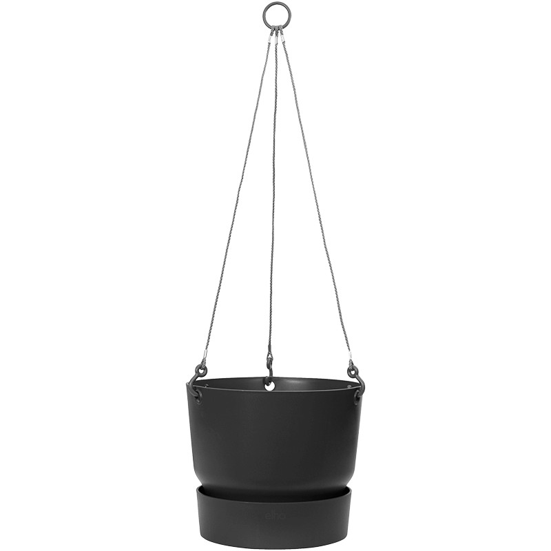 Greenwille Living black hanging basket 24x20 cm