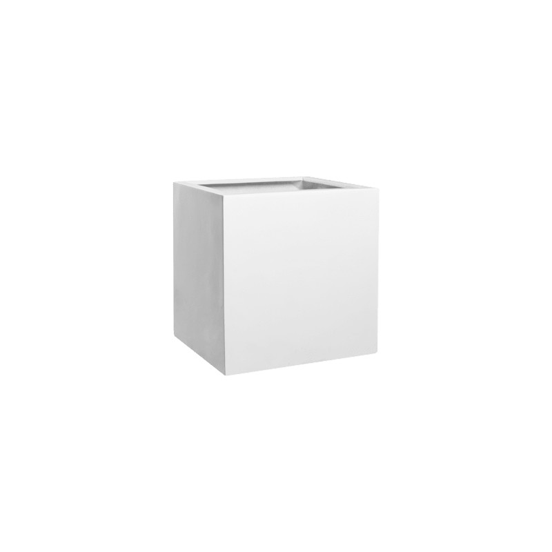 Fiberstone Glossy white block L 50x50x50 cm