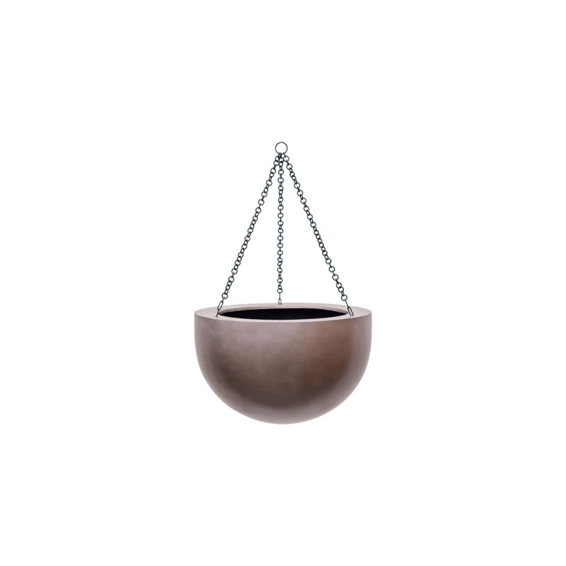 Gradient Hanging bowl matt coffee 38x24 cm