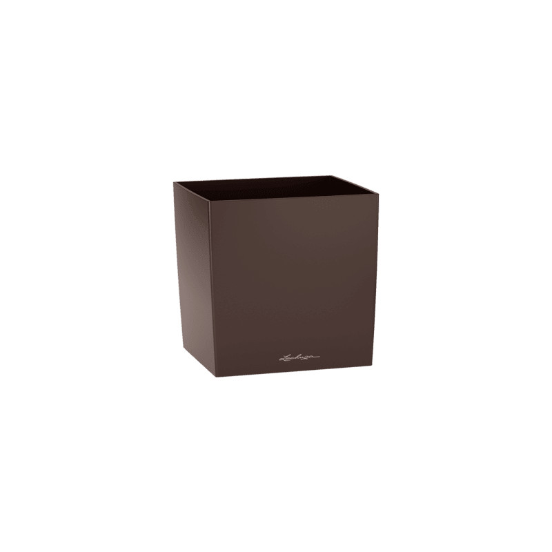 Lechuza Cube Premium Single planter espresso 40x40x40 cm