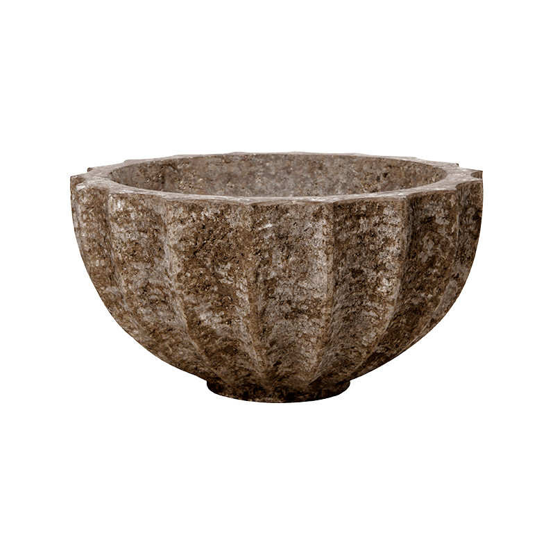 Polystone Rock Bowl 60x30 cm