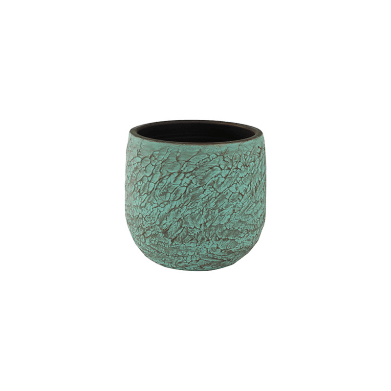 Indoor Pottery Pot Evi Antiq Bronze 28x25 cm