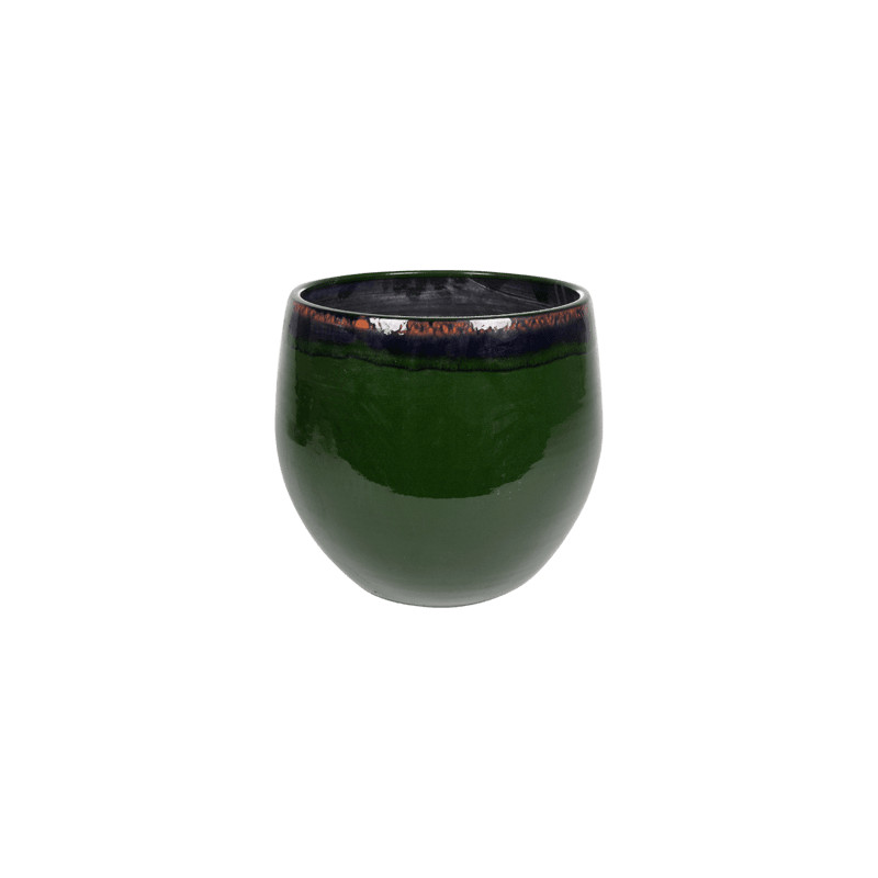 Indoor Pottery Pot Charlotte Green 29x26 cm