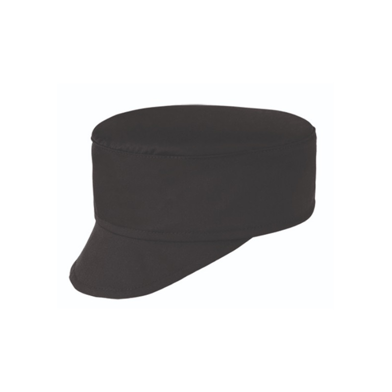 Kuchařská čepice s kšiltem EGOchef - černá