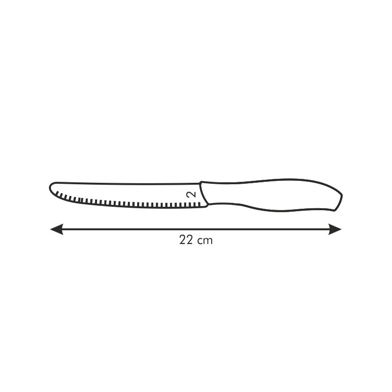 Tescoma nôž desiatový SONIC 12 cm, 6 ks