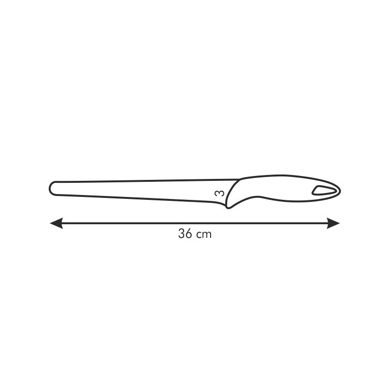 Tescoma nôž na šunku PRESTO 24 cm