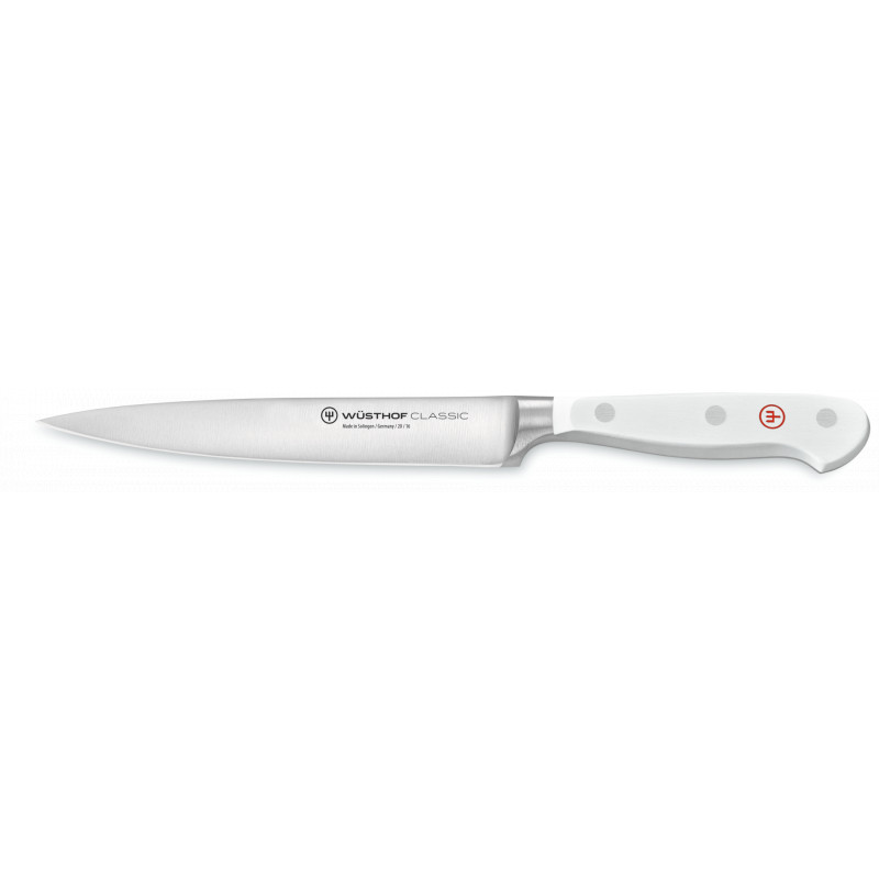 Nůž na šunku Wüsthof Classic White 16 cm