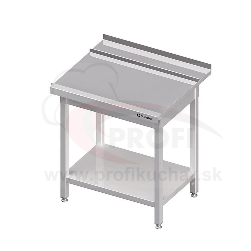 Výstupný stôl k priebežnej umývačke STALGAST – PRAVÝ 1100mm