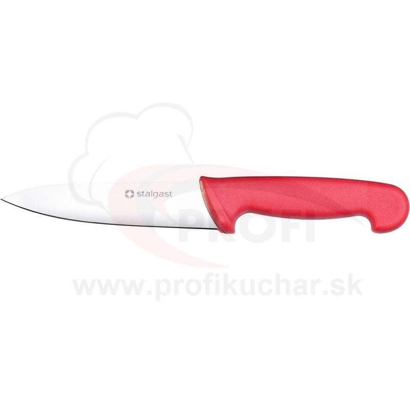 HACCP-kés, piros, 16cm