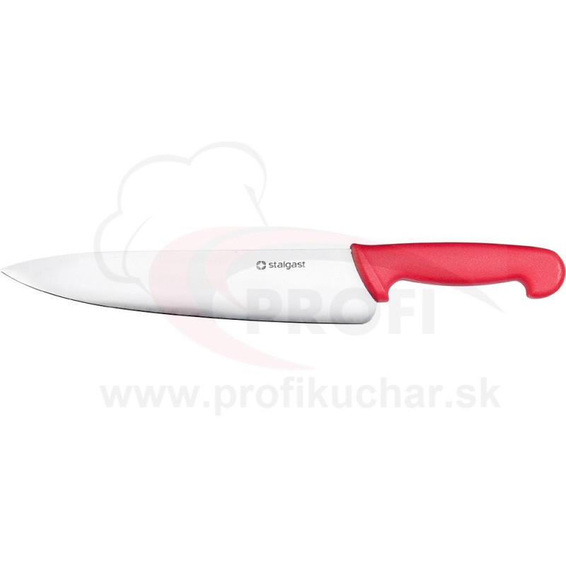 HACCP-nůž, červený, 25cm