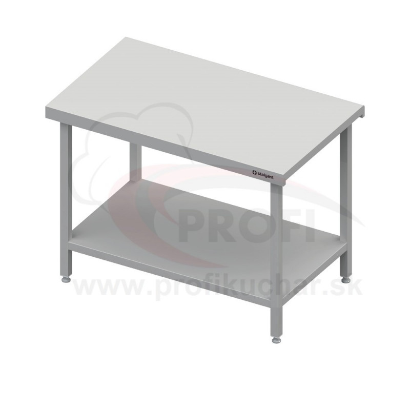 Neutrálný výdajný stôl s policou - 600x710x880mm