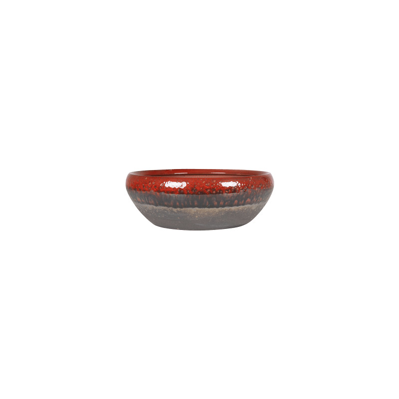 Amora Bowl Black red 28x13 cm