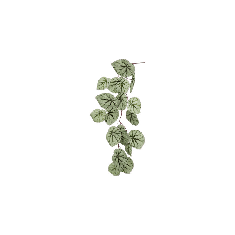 Umelá rastlina Begonia branch grey 25x110 cm