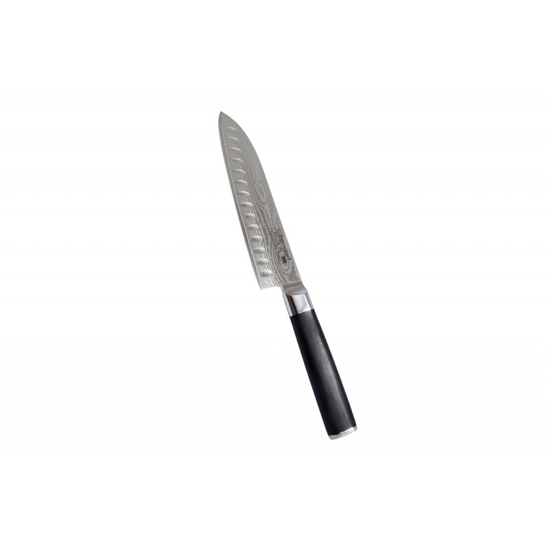 Damaškový nůž Santoku Hanamaki