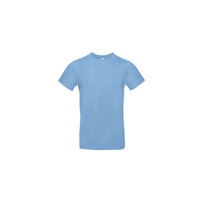 Pánske tričko s potlačou B&C - Svetlo modrá