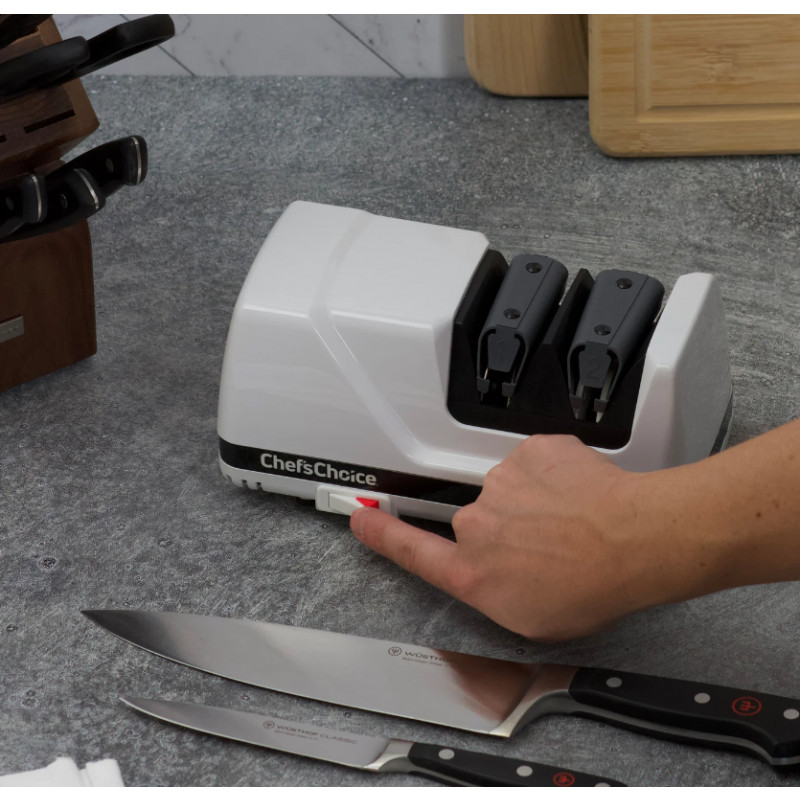ChefsChoice elektrická brúska na nože CC-320 2-stupňová - biela 