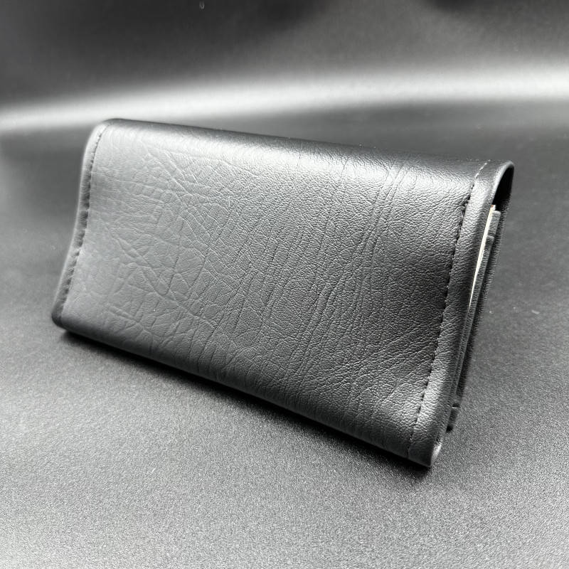 Čašnícka peňaženka - Čierna - EKO koža ( koženka ) - suchý zips