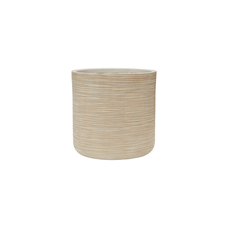 Kvetináč Baq Dune Cylinder béžový 38x37 cm