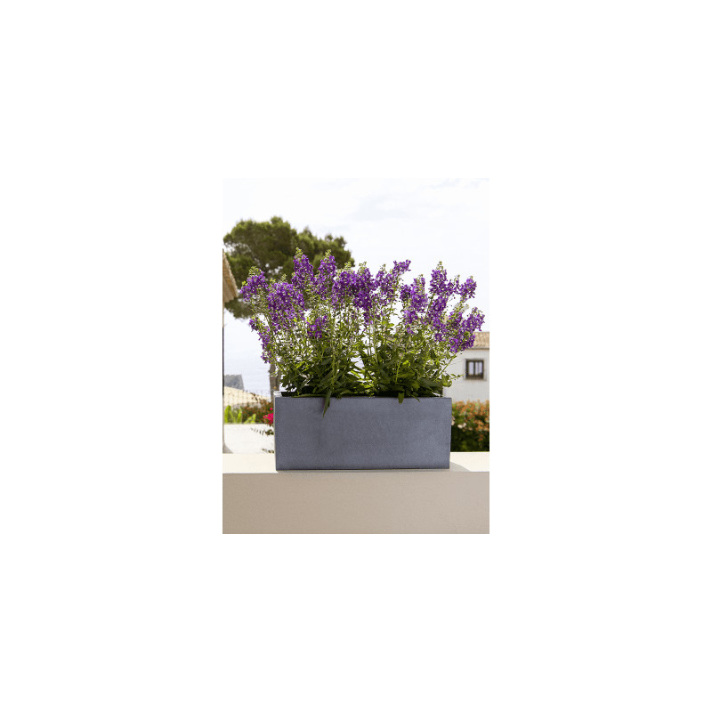 Kvetináč Fiberstone balcony S sivý 50x20x20 cm