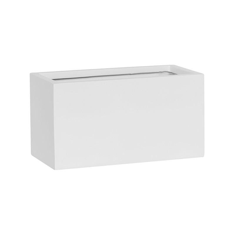 Fiberstone mini matt white jort mensi 20x10x10 cm