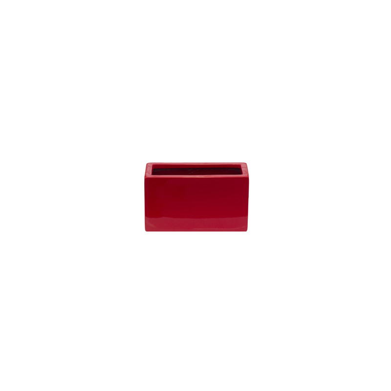 Fiberstone glossy jort red mini maly 30x15x16 cm