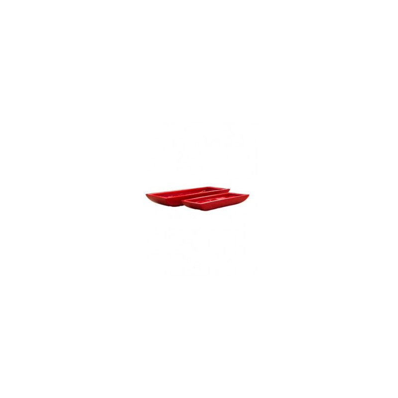 Fiberstone Mini glossy red pandora 50x19x9 cm - mensia