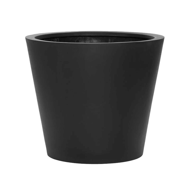 Kvetináč Fiberstone Bucket M čierny 58x50 cm