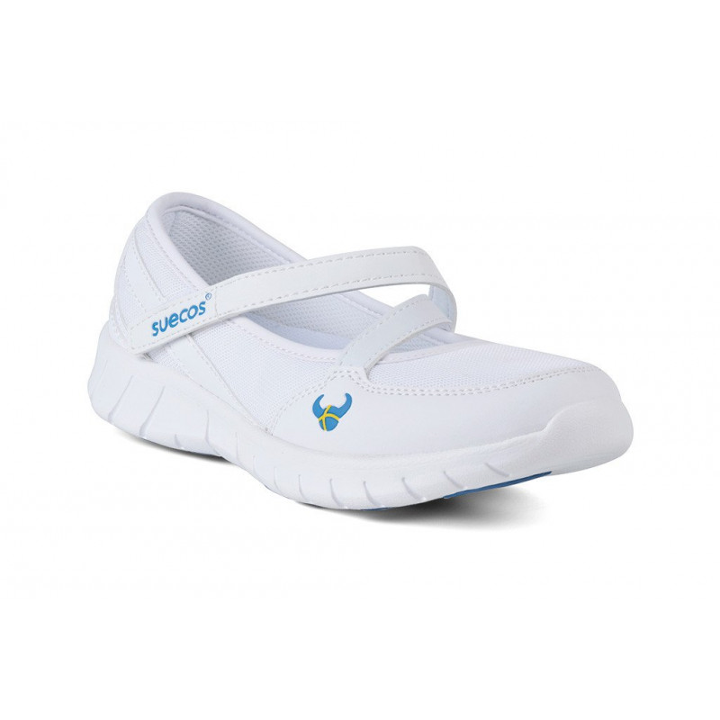 Profesionálne zdravotné sandále Suecos Frida - biele