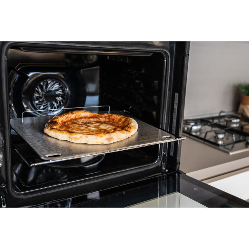 GiMetal Plech na pečenie pizze doma 40x35 cm