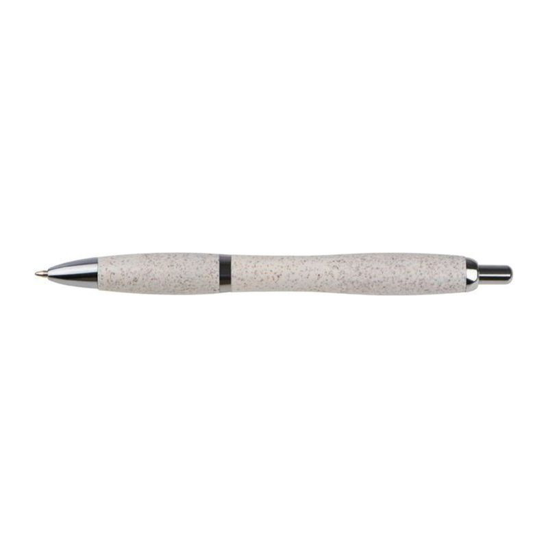 Guľôčkové pero zo slamy
