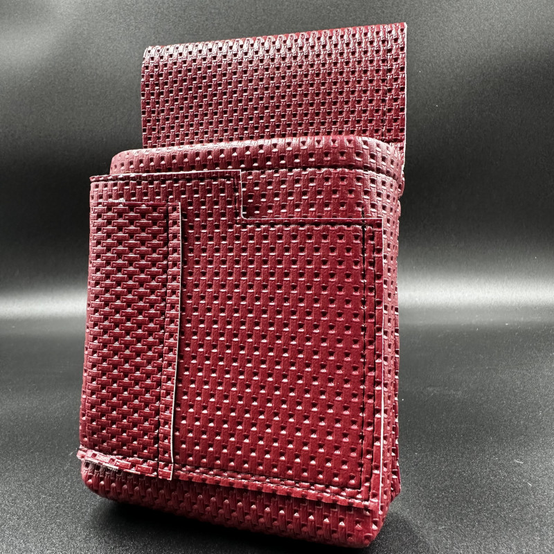 Púzdro pre barmanské a čašnícke peňaženky EKO koža ( koženka ) - červená 