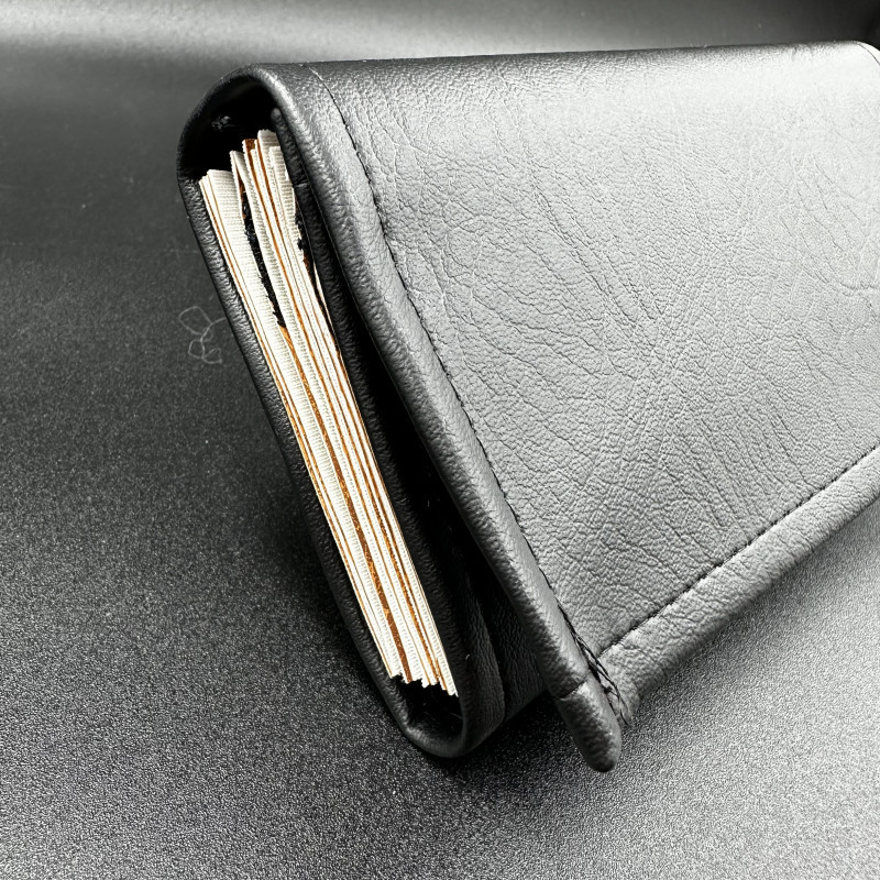 Číšnická peněženka - EKO kůže ( koženka ) - černá