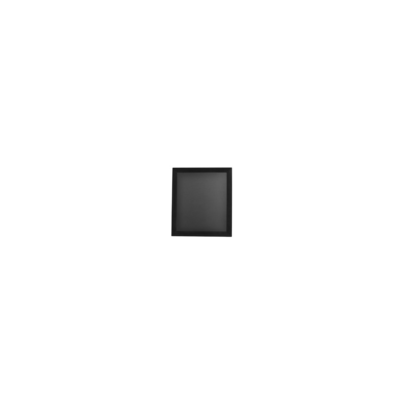 Nástenná popisovacia tabuľa UNIVERSAL, čierny rám 40x50