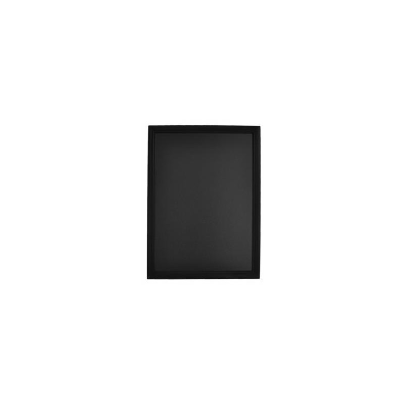 Nástenná popisovacia tabuľa UNIVERSAL, čierny rám 40x50