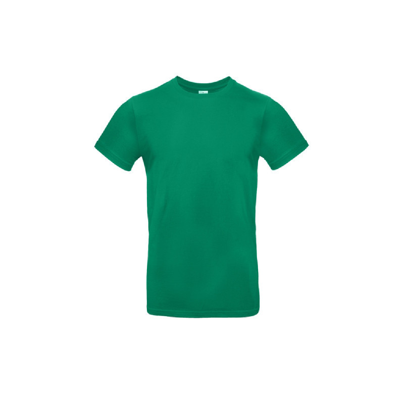 Pánske tričko s výšivkou B&C - Zelená