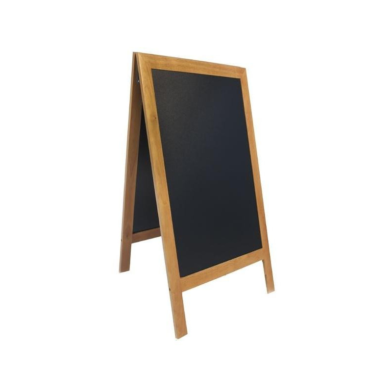 Ponuková stojanová tabuľa SANDWICH 120x70 cm, dub