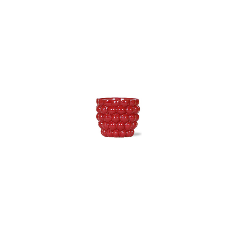 Ceramic pot Kolibri 12 cm červený