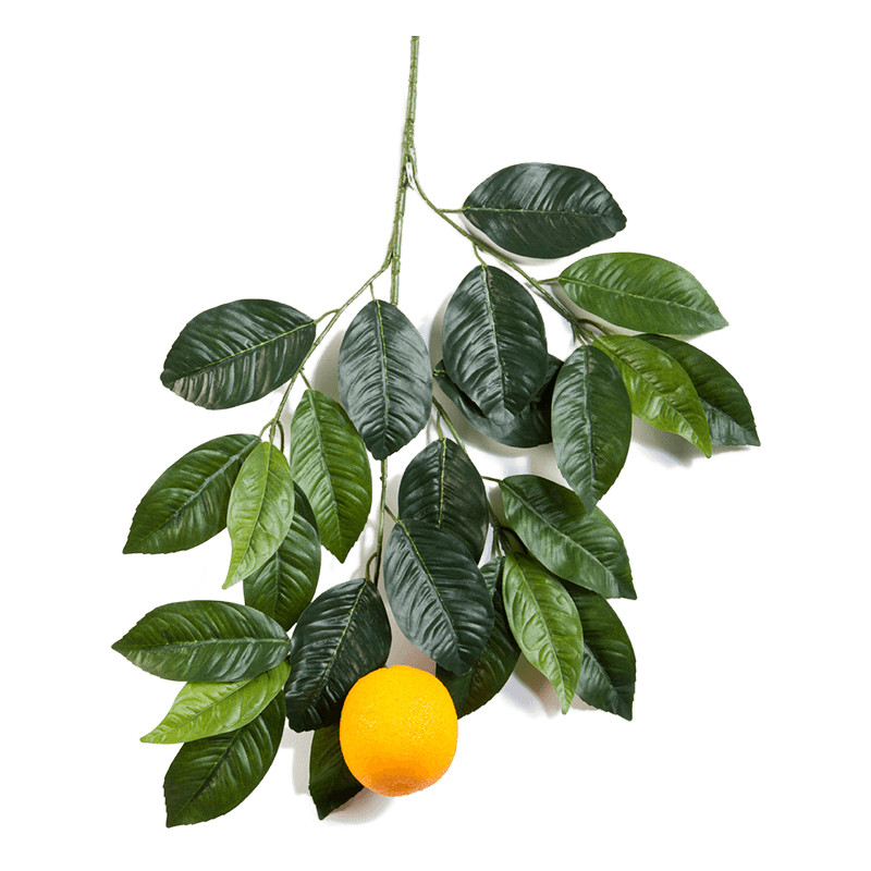 Umelá rastlina konár Citrus orange 60 cm