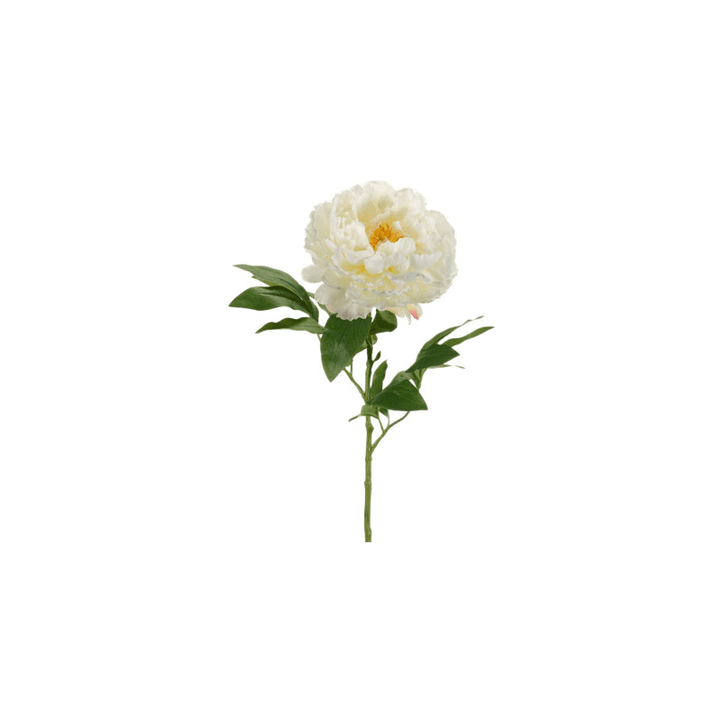 Umelý kvet Peony béžový 65 cm