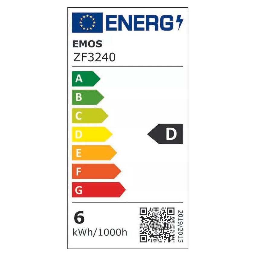 EMOS LED Žiarovka Filament sviečková 6W E14 teplá biela