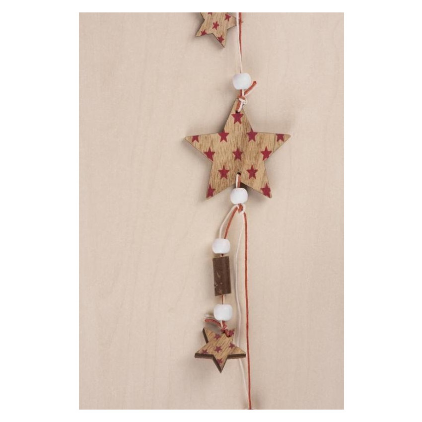 Dekorácia MagicHome Vianoce Woodeco, Hviezdy a hviezdičky, 125 cm