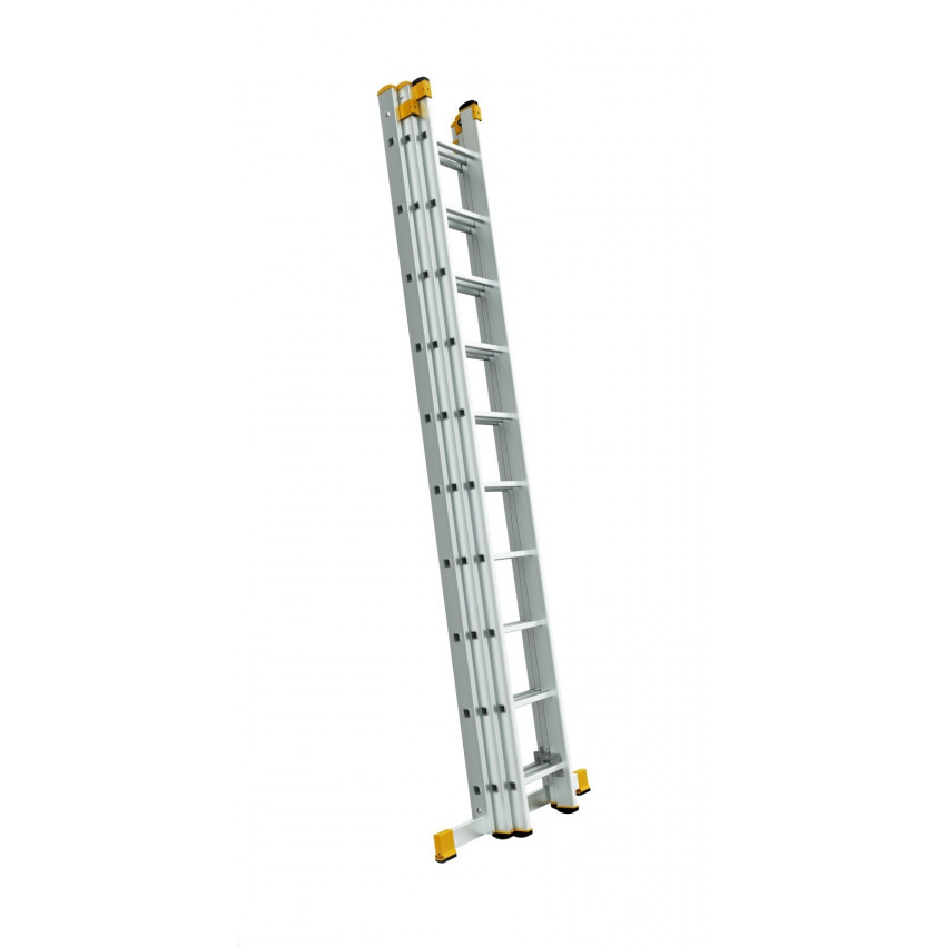 ALVE PROFI Rebrík trojdielny výsuvný FORTE 3x8 priečok 2,42m/5,25m