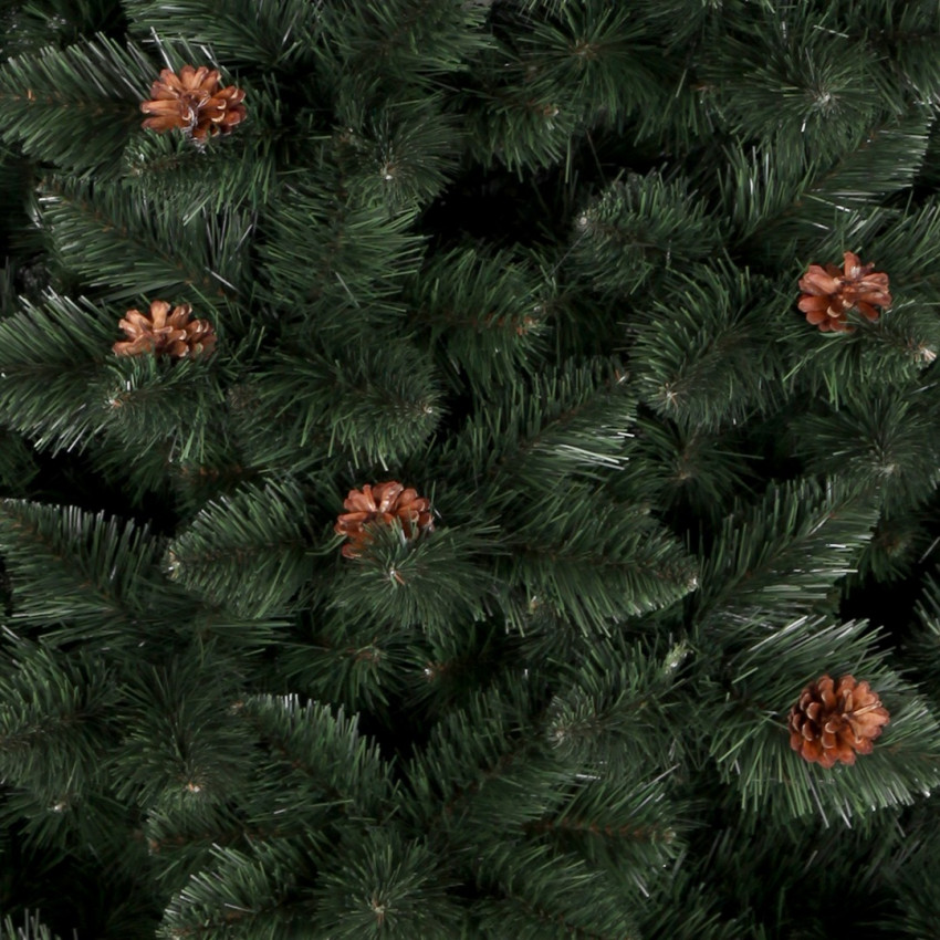 ROY Vianočný stromček borovica klasická so šiškami De Lux, 120 cm