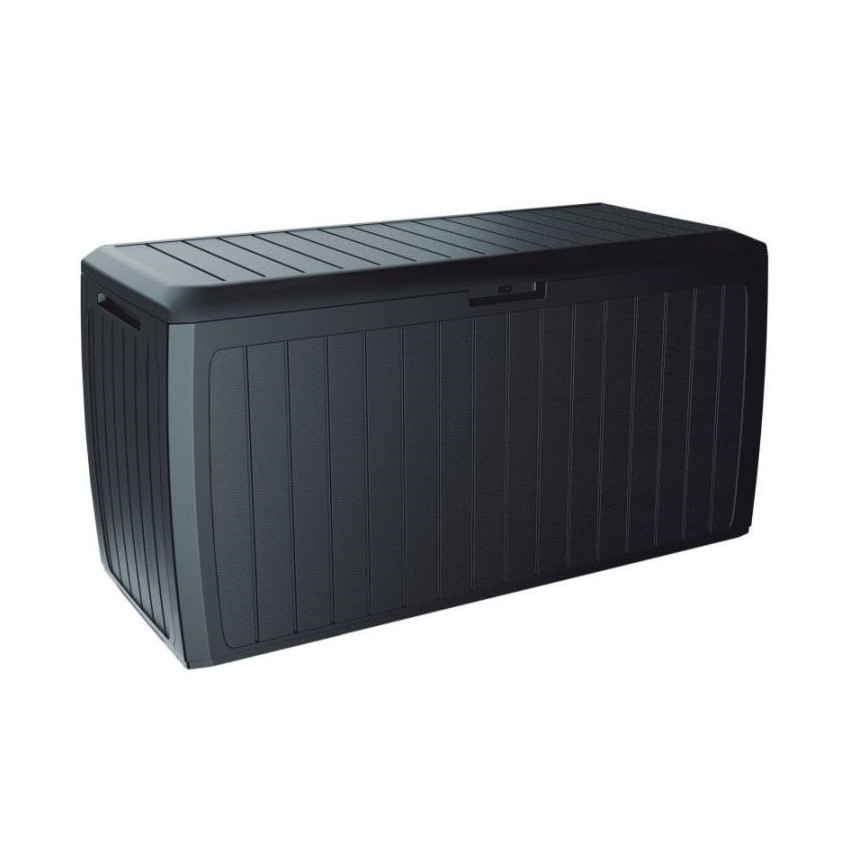 PROSPERPLAST Záhradný box BoxeBoard, 116 cm, 290 l, čierny