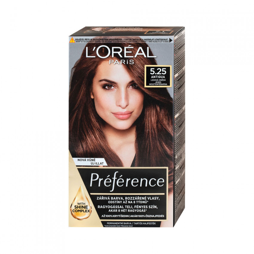 L'Oréal Paris Préférence farba na vlasy 5.25 Antigua mahagónovo-čokoládová