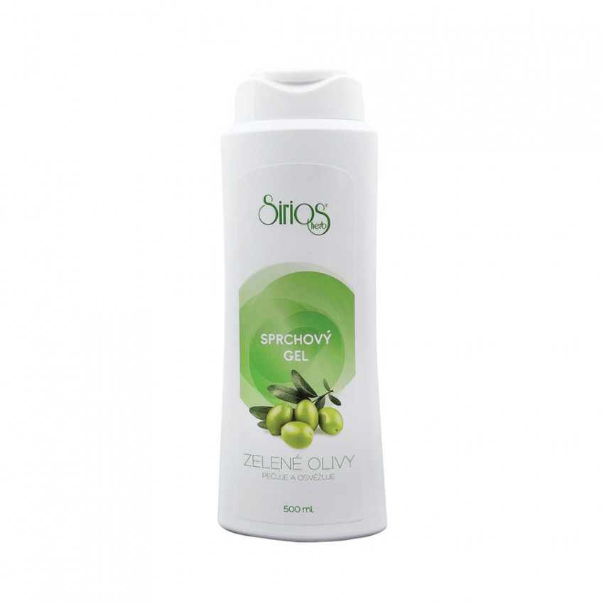 Sirios herb sprchovací gél Zelené olivy 500 ml
