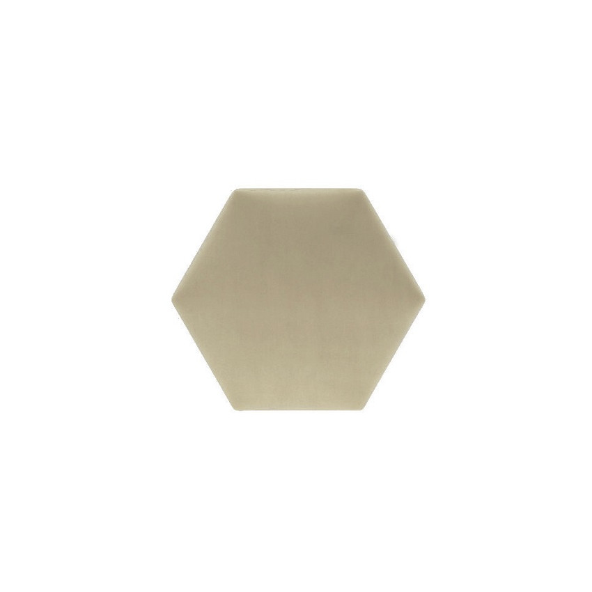 STEGU Čalúnený nástenný panel Mollis Hexago ME04 17x17 cm béžový