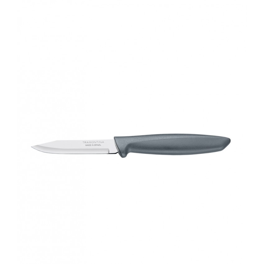 Tramontina Nôž na šúpanie ovocia/zeleniny Plenus 7,5 cm sivá